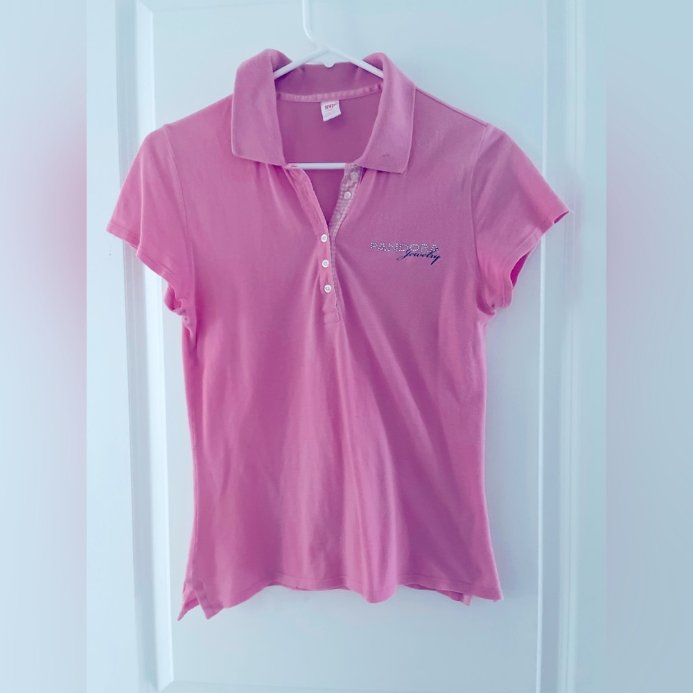 Pandora new Pink Polo Shirt limited edition - size small